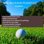 Lave-balles de golf personnel Clean Flight
