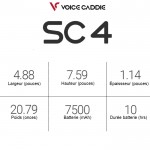 Moniteur de lancement SC4 de Voice Caddie