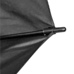 Axglo 68" Black Double Canopy Automatic umbrellas UV coated