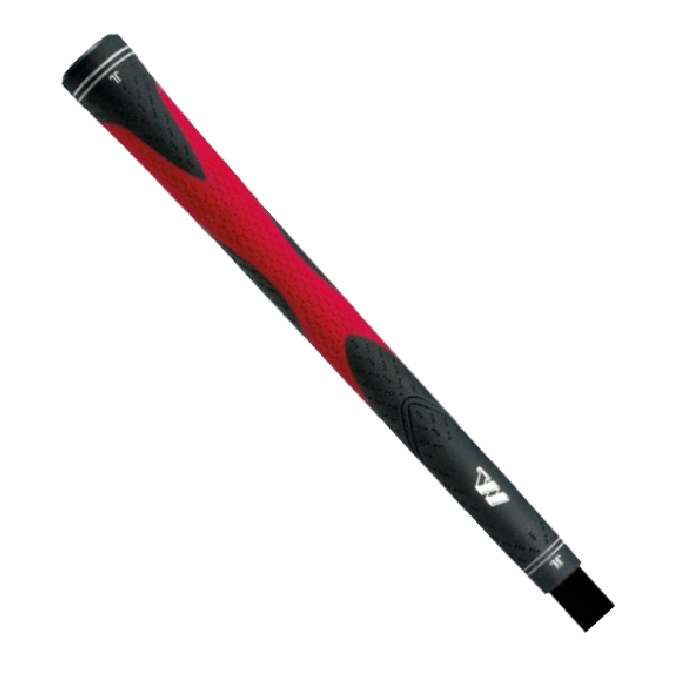 Poignée Wishon Golf taille standard - noire - rouge